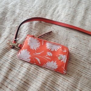 Kate Spade Jae Blossom wristlet, orange, OS